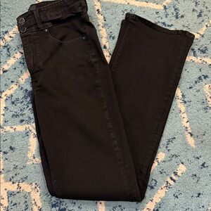 Buckle Black Women's High Rise Black Jeans Bootcut Long Length